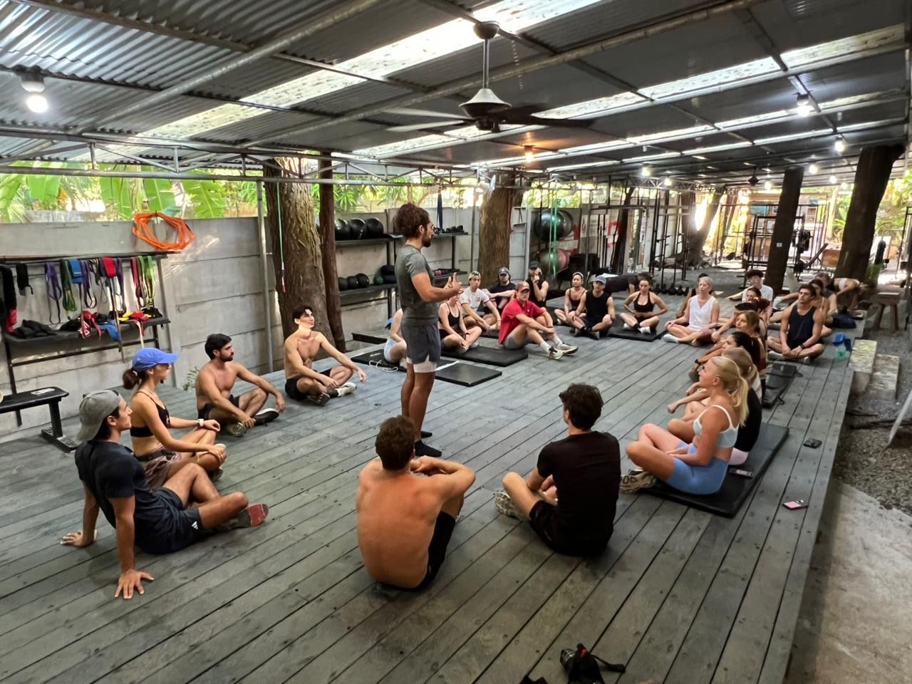 Group breathwork, Santa Teresa